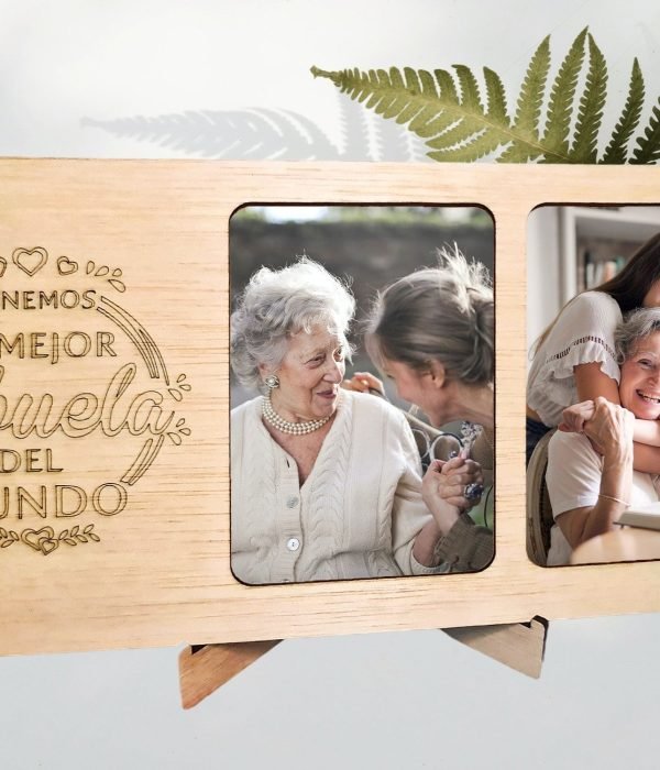 Marco doble foto “La Mejor Abuela”