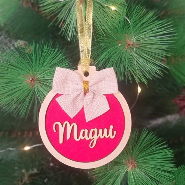 Bola de Navidad Tela Personalizada