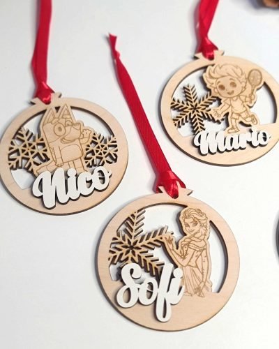 Bola de Navidad Personajes