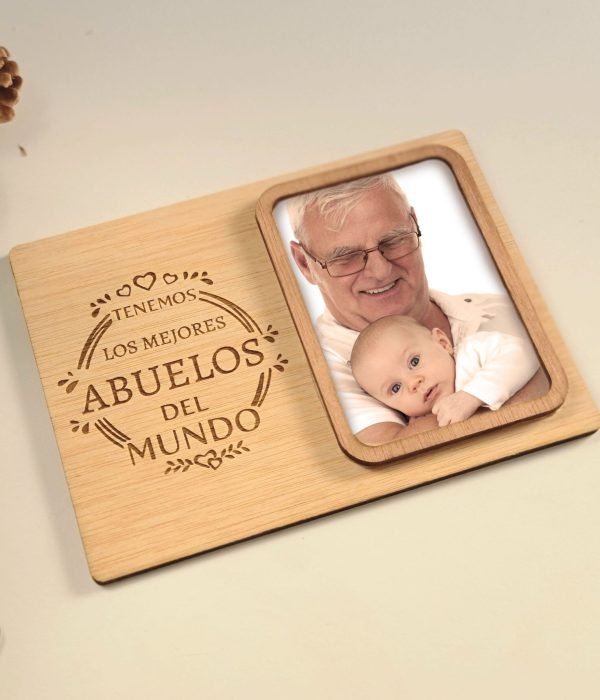 Marco personalizado “Los Mejores Abuelos”