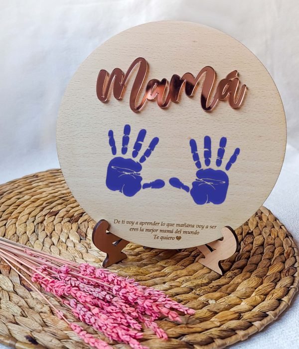 Placa Huellas Mamá